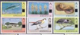 DB1 Anguilla 1979 Pesti Pasari Supratipare 6 v. MNH, Nestampilat