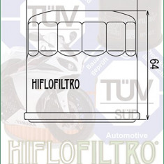 Filtru Ulei HF204 Racing Hiflofiltro Arctic Cat Honda Kawasaki MV Agusta Triumph Cod Produs: MX_NEW HF204RC