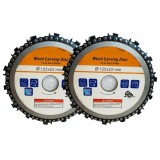 Cumpara ieftin Set 2x Disc cu lant pentru polizor unghiular 125 x 22, diametru 5