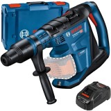 Bosch GBH 18V-40 C + GAL 1880 CV - Rotopercutor SDS-Max fara acumulatori Li-Ion 18 V - Ah 9 J valiza speciala + Incarcator acumulatori