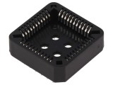 Soclu PLCC44 THT bronz-fosfor pentru circuite integrate