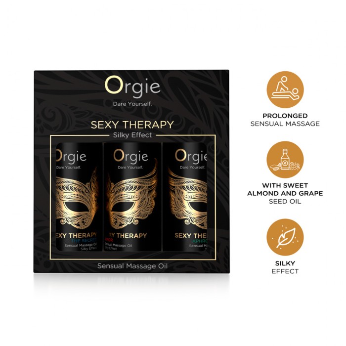 Set Orgie Sexy Therapy Massage Oil