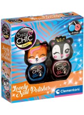 Crazy Chic Lovely Animals Nail Polish Blue &amp; Red (18843)