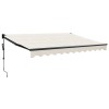 Copertina retractabila automata, crem, 3x2,5 m