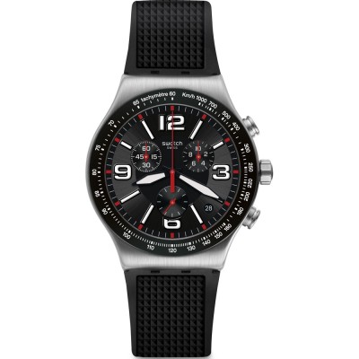 Ceas Barbati, Swatch, Very Dark Grid YVS461 - Marime universala foto
