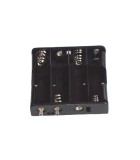 Suport baterii 4x AA cu contacte pentru lipire, Oem