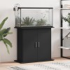 VidaXL Suport pentru acvariu, negru, 81x36x73 cm, lemn prelucrat 833600
