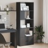 VidaXL Bibliotecă, negru, 70x36x189 cm, lemn prelucrat 3295318