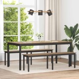 vidaXL bancă Stejar artizanal 160 x 35 x 45 cm Lemn compozit 892607