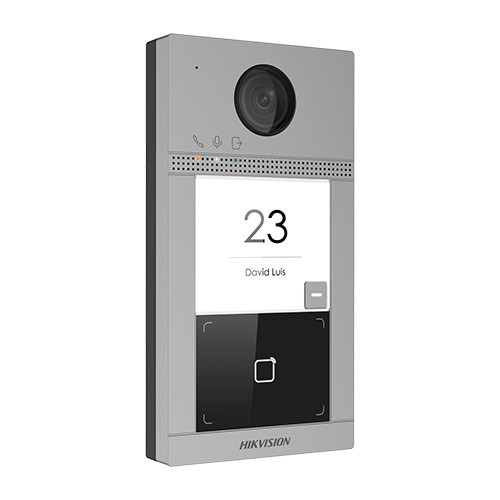 Panou exterior videointerfon TCP/IP pentru 1 familie, Wi-Fi 2.4GHz, control acces integrat - HIKVISION DS-KV8113-WME1