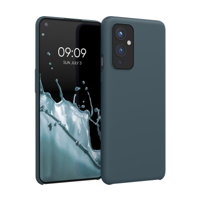 Husa pentru OnePlus 9, Silicon, Verde, 56040.202, kwmobile foto
