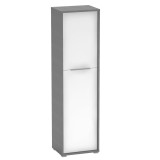 Cumpara ieftin Dulap mdf grafit alb Rioma 50x38x182.6 cm