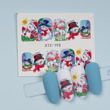 Tatuaj Unghii LUXORISE Snowmen Look, STZ-795