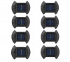 Set 8 lampi solare cu LED pentru perete, scari, lumina bidirectionala alba, IPF