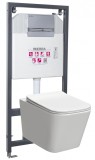 Set rezervor WC suspendat Tinos Adriatic Chrome