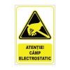Indicator de avertizare &bdquo;Atenție! C&acirc;mp electrostatic&rdquo;