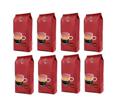 Pachet 8 x ICS Espresso Cafea Boabe 1kg , Espresso intens si cremos foto