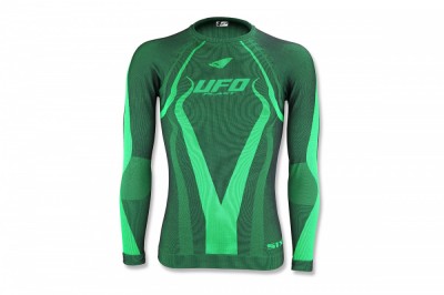 Tricou termic Ufo Plast Camo, cu maneca lunga, verde, S/M Cod Produs: MX_NEW MG04407ASM foto