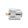 Aproape nou: Mufa PNI PL259 short pentru cablu RG58 cu pin central aurit 6 mm