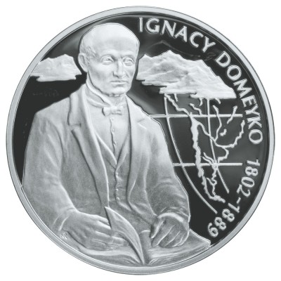 Polonia 10 zloti 2007 Ignacy Domeyko PROOF 14,14 g Argint .925 foto