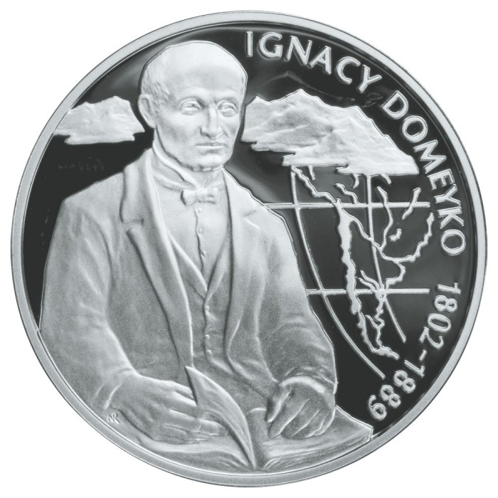 Polonia 10 zloti 2007 Ignacy Domeyko PROOF 14,14 g Argint .925