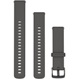 Curea ceas smartwatch Garmin, 18mm, slicon, Pebble Gray