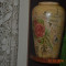 Vaza ceramica decorata handmade - decoupage