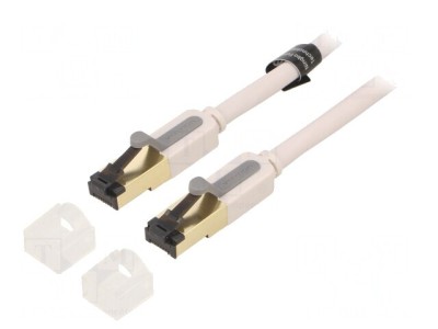 Patch Cord S/FTP CAT7 PVC Gri 10m RJ45 foto