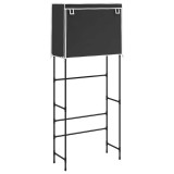 Cumpara ieftin Raft de masina de spalat 2 polite negru 71x29,5x170,5 cm fier