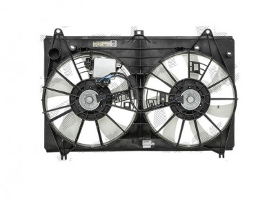GMV radiator electroventilator Lexus GS, 2012-, GS250, motor 2.5 V6, benzina, cutie automata, cu AC, 355/355 mm; 3 pini; cu modul de control electron foto