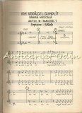 Ion Voda Cel Cumplit - Drama Muzicala, Gheorghe Dumitrescu - Carte Arta Muzicala