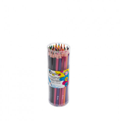 Set 48 creioane colorate triunghiulare OColor foto