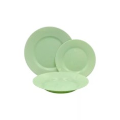 Set vesela PLUMI 18 piese &ndash; Paradise Green Handy KitchenServ