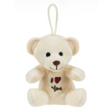 Jucărie Plus, Ursuleț, I Love You, Bej, 11cm, Oem