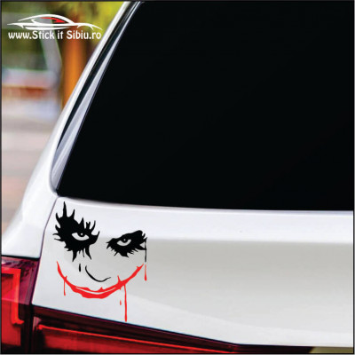 Joker Face-Model 2 &amp;ndash; Stickere Auto foto