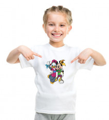 Tricou Copii Personalizat , Bumbac ? Minnie &amp;amp; Daisy foto