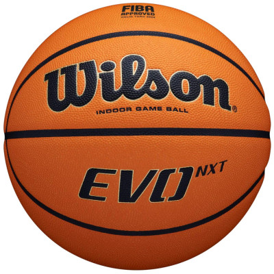 Mingi de baschet Wilson EVO NXT FIBA Game Ball WTB0965XB portocale foto