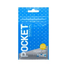 Tenga Crystal Mist - Masturbator portabil transparent, 15 cm