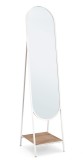 Cumpara ieftin Oglinda podea alb maro Valentin 40x43.5x173.5 cm