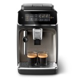 Espressor Automat Philips Seria 3300 EP3326/90, 5 Bauturi, SilentBrew, Spumare Clasica, HomeID, Negru/Auriu