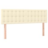 Cumpara ieftin Tablii de pat, crem, 144x5x78/88 cm, piele ecologica