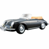 Macheta Bburago Bijoux Porsche 356B Cabriolet negru (1961), 1:24, 22078