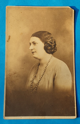 Carte Postala circulata anii 1920 - Portret tanara - Eugenia foto
