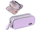 Cumpara ieftin Penar pentru scola COLOCASTLE, 3 compartimente, violet - RESIGILAT