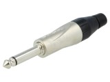 Mufă Jack 6.3mm Mono pe Cablu Gri