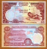!!! SAMOA - 5 TALA (2005) - P 33 b - UNC / SERIA E