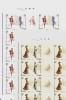 ✅RO 2003 , LP 1623b ,&quot;Moda Sec . XX &quot; , in coala de 10 serii+10viniete ,MNH, Nestampilat