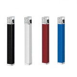 Bricheta Slim , din Metal, Cu Capac, Antivant, Reincarcabila, 8 cm