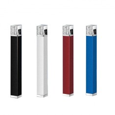 Bricheta Slim , din Metal, Cu Capac, Antivant, Reincarcabila, 8 cm