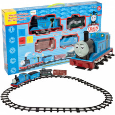 Set Trenulet Locomotiva Thomas si Cale Ferata de Rulare pentru Copii foto